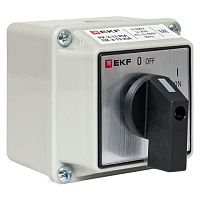 Переключатель кулачковый ПК-3-13 25А 3P "ВКЛ-ВЫКЛ" IP54 EKF PROxima pk-3-13-25