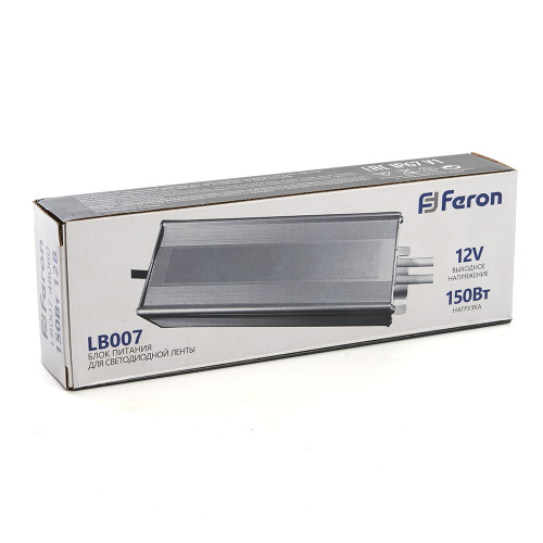 Трансформатор электронный для светодиодной ленты 150W 12V IP67 (драйвер), LB007 FERON фото 5