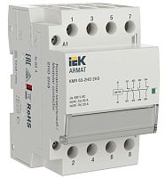 Контактор модульный KMR 63А 230В AC 2НО 2НЗ ARMAT IEK AR-KMR10-063-22-230