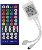 Контроллер ЭРА для светодиодной ленты с ИК пультом RGBW-Controller-12/24V-96/192W-IP20-IR