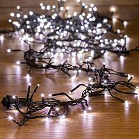 Гирлянда светодиодная "Кластер LED" 3м 288LED бел. 14Вт 220-240В IP20 провод ПВХ темн. зел. Neon-Night 303-625