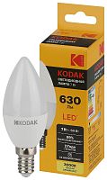 Лампочка светодиодная Kodak LED KODAK B35-7W-830-E14 E14 / Е14 7Вт свеча теплый белый свет