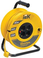 Катушка УК40 с т/з 4 места 2P+PE/40м 3х1,5 мм2 "Industrial"