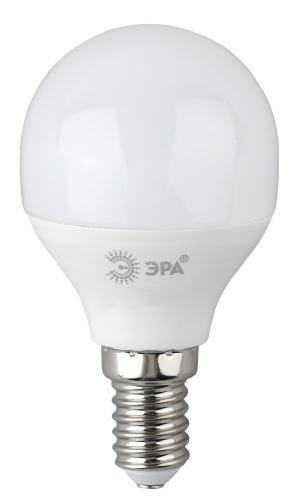 Лампочка светодиодная ЭРА RED LINE LED P45-6W-840-E14 R E14 / Е14 6Вт шар нейтральный белый свет фото 2