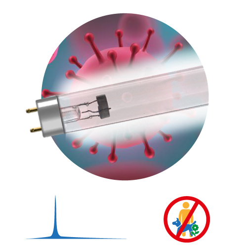 Бактерицидная ультрафиолетовая лампа ЭРА UV-С ДБ 30 Т8 G13 30 Вт Т8 фото 2