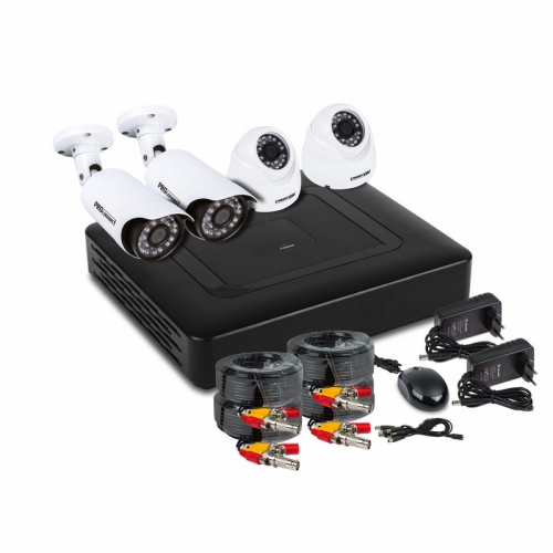 Комплект видеонаблюдения на 2 внутренние и 2 наружные камеры AHD-M (без HDD)  ProConnect