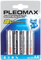 Батарейки Pleomax R6-4BL SUPER HEAVY DUTY Zinc