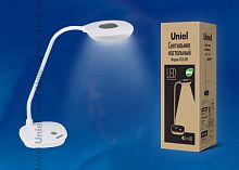 Лампа настольная TLD-518 White/4W/LED/400Lm/4500K/Цвет-белый