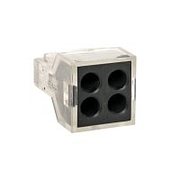 Строительно-монтажная клемма СМК 773-104 4 отверстия 1,0-2,5мм2 (100шт.) EKF PROxima plc-smk-104