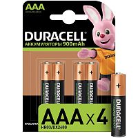 Duracell HR03-4BL 850mAh/900mAh предзаряженные (4/40/15000)