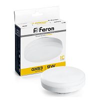 Лампа cветодиодная, (9W) 230V GX53 2700K, LB-452 FERON