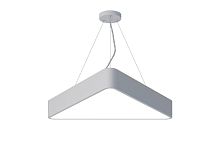 Светильник LED ЭРА Geometria SPO-151-W-40K-030 Delta 30Вт 4000К 3000Лм IP40 600*600*80 белый подвесной