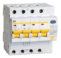 Дифференциальный автомат АД14 4Р 32А 300мА IEK
