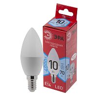 Лампочка светодиодная ЭРА RED LINE LED B35-10W-840-E14 R Е14 / E14 10 Вт свеча нейтральный белый свет