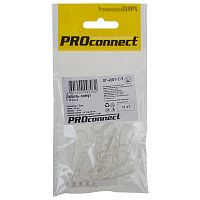 Дюбель-хомут 5-10мм, круглый, белый (10 шт/уп) PROconnect