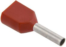 Наконечник-гильза НГИ2 0,75-8 темн-крас. (20шт) IEK