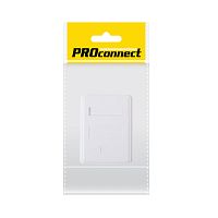 PROconnect Рoзетка компьютерная внешняя, 1-порт RJ-45 (8P8C), UTP, CAT5E, пакет, 1шт