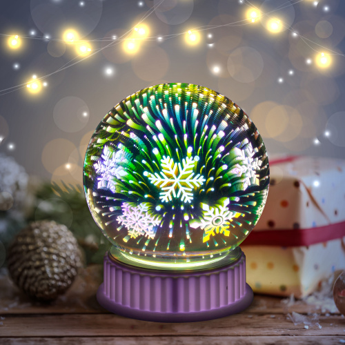 Светодиодная новогодняя фигура ЭРА ENGDS-15 Снежинки 6 LED фото 3
