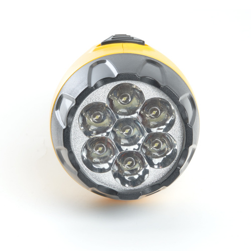 Фонарь аккумуляторный, 7 LED DC (свинцово-кислотная батарея), желтый, TH2294 FERON фото 2
