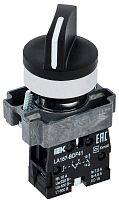Переключатель LA167-BDF41 2 полож. 1з черный IEK