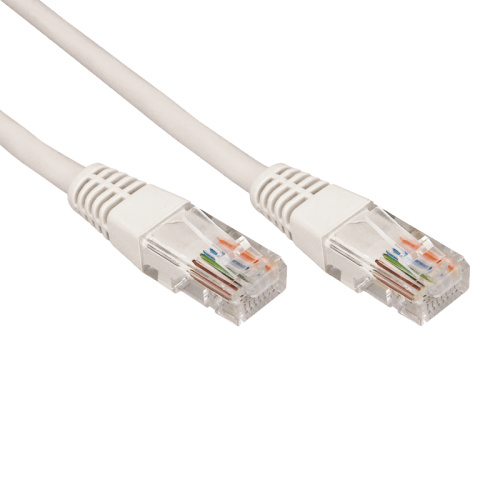 Rexant Пaтч-корд U/UTP, CAT5E, RJ45-RJ45, PVC серый, 3м