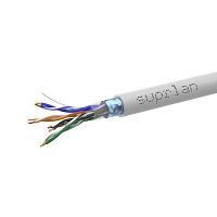 Кабель витая пара F/UTP кат.5E 4х2х24AWG solid CU PVC Standard сер. (м) SUPRLAN 01-1031-1