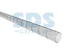 Кабельный бандаж диаметр 12 мм, прозрачный (длина 2 м) (SWB-12) REXANT