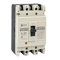 Выключатель автоматический ВА-99М 100/ 80А 3P 35кА EKF PROxima mccb99-100-80m