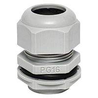 Сальник PG16 IP54 (2 шт) d отв. 21 мм / d провод. 10-14 мм EKF PROxima plc-pg-16-2-r
