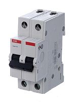 Выключатель автоматический модульный 2п C 25А 4.5кА Basic M BMS412C25 ABB 2CDS642041R0254