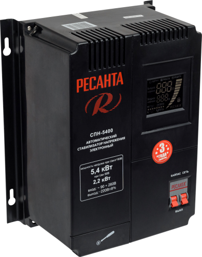 Стабилизатор напряжения РЕСАНТА СПН-5400 фото 3
