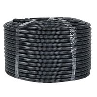 Труба гофрированная ПНД с протяжкой d25 мм (50 м) черная EKF-Plast tpnd-25-50m