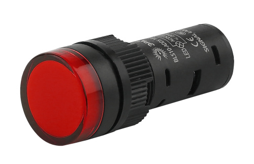 Лампа ЭРА BLS10-ADDS-024-K04-16E светосигнальная AD16DS LED матрица d16мм красный 24В AC/DC фото 2