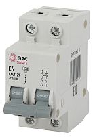 Автоматический выключатель ЭРА SIMPLE SIMPLE-mod-10 ВА 47-29 2P 6А кривая C 4,5кА