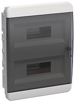 Корпус пластиковый ЩРВ-П-24 IP41 черн. прозр. дверь TEKFOR IEK