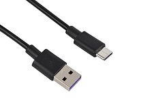 USB кабель Intro CI650 type-C черный 1м