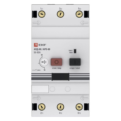 Автомат пуска двигателя АПД-80 56-80А EKF PROxima apd3-56-80 фото 2