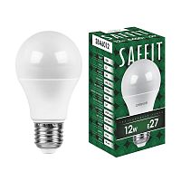 Лампа светодиодная, 12W 230V E27 6400K A60, SBA6012 SAFFIT