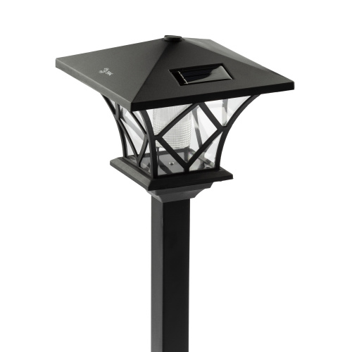 SL-PL155-PST ЭРА Садовый светильник на солнечной батарее, пластик, черный, 155 см (6/72) фото 8