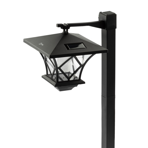 SL-PL155-PST ЭРА Садовый светильник на солнечной батарее, пластик, черный, 155 см (6/72) фото 7