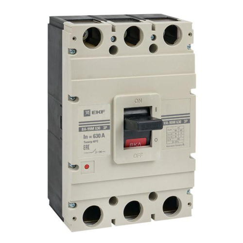 Выключатель автоматический ВА-99М 630/630А 3P 50кА EKF PROxima mccb99-630-630m