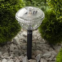 ЭРА Садовый светильник Дискошар на солнечной батарее