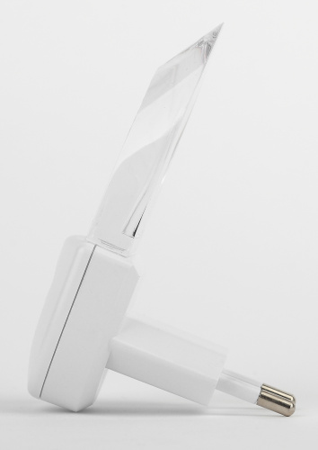 Ночник - светильник светодиодный ЭРА NN-618-LS-W в розетку с датчиком освещенности белый фото 10