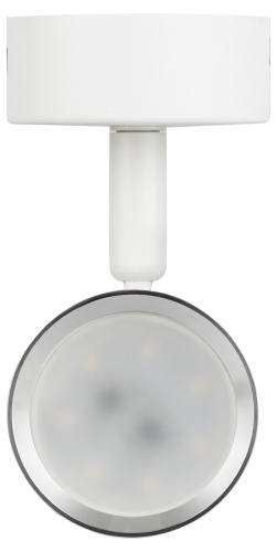 Светильник настенно-потолочный спот ЭРА OL35 WH MR16 GU10 IP20 белый, хром фото 7