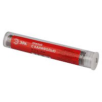 Припой ЭРА для пайки с канифолью 16-17 гр. 1.0 мм (Sn60 Pb40 Flux 2.2%)