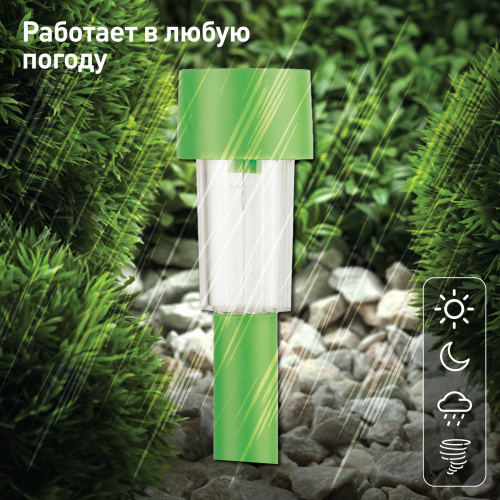 SL-PL30-CLR ЭРА Садовый светильник на солнечной батарее, пластик, цветной, 32 см (24/1320) фото 4